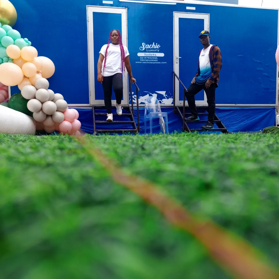 Sachio Mobile Toilets at Hilda Baci’s World’s Largest Jollof Rice Event