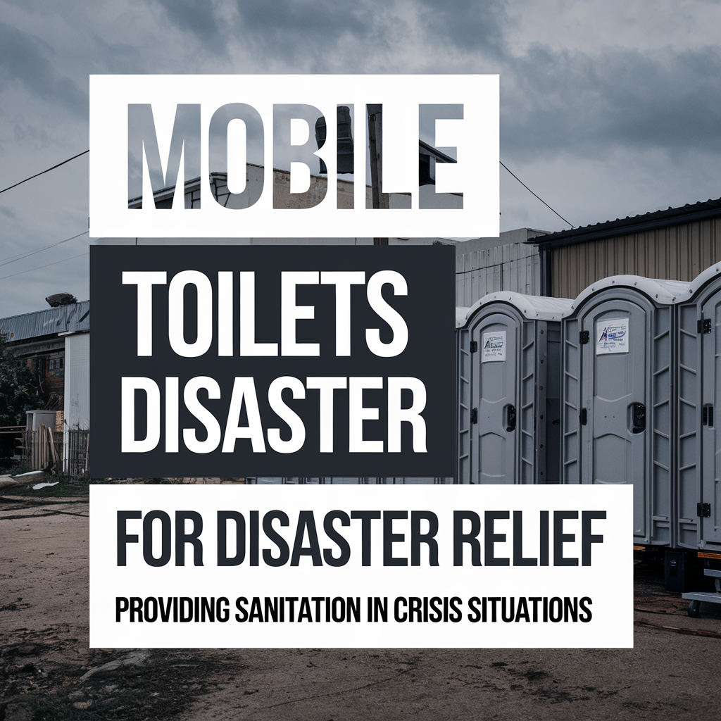 Mobile Toilets for Disaster Relief: Providing Sanitation in Crisis Situations